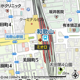 １００円ショップセリア　和歌山ミオ店周辺の地図