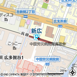 新広駅周辺の地図