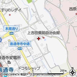 香川県善通寺市上吉田町52-2周辺の地図