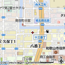 和歌山県和歌山市十三番丁周辺の地図