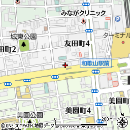 弁慶 和歌山駅前店周辺の地図