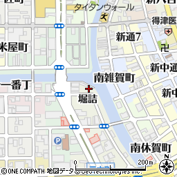 和歌山県和歌山市三木町堀詰6周辺の地図