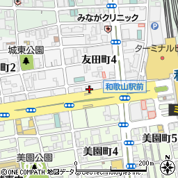 さくら幸子探偵事務所・和歌山支店周辺の地図