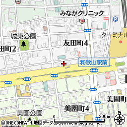 個室居酒屋 肉炉端 弁慶 和歌山駅前店周辺の地図