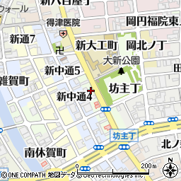 和歌山県和歌山市数寄屋丁周辺の地図