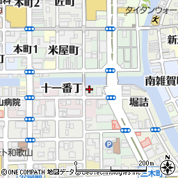 和歌山県和歌山市十一番丁23周辺の地図