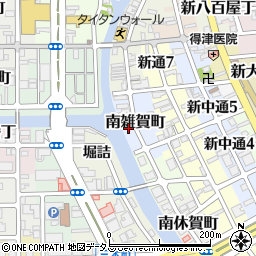 和歌山県和歌山市南雑賀町周辺の地図