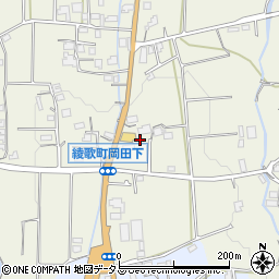 香川県丸亀市綾歌町岡田東445-5周辺の地図