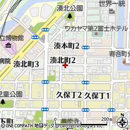 和歌山県和歌山市湊北町周辺の地図