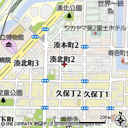 和歌山県和歌山市湊北町周辺の地図