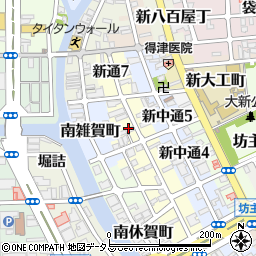 和歌山県和歌山市新通6丁目周辺の地図