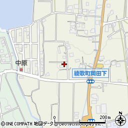 香川県丸亀市綾歌町岡田東164周辺の地図