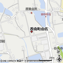 香川県高松市香南町由佐2284周辺の地図