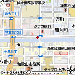 和歌山市立子ども支援センター周辺の地図