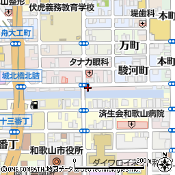 京橋親水公園トイレ周辺の地図