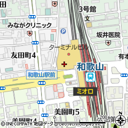 マックスマーラ近鉄百貨店和歌山店周辺の地図