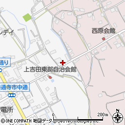 香川県善通寺市上吉田町80-1周辺の地図