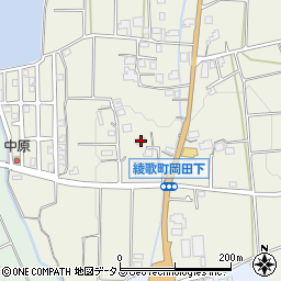 香川県丸亀市綾歌町岡田東148周辺の地図