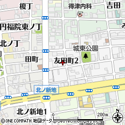 和歌山県和歌山市友田町2丁目周辺の地図