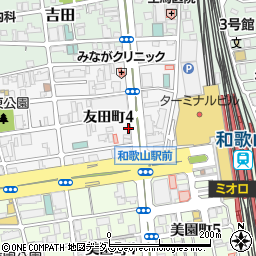銀平 和歌山本店周辺の地図