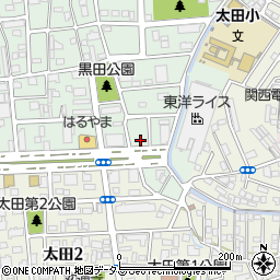 和歌山県和歌山市黒田46周辺の地図