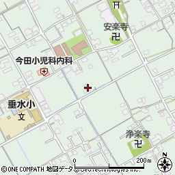 香川県丸亀市垂水町1389-1周辺の地図