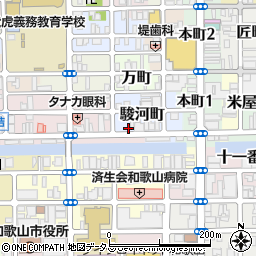 和歌山県和歌山市駿河町54周辺の地図