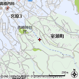 広島県呉市室瀬町周辺の地図