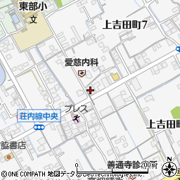 香川建築金物株式会社　サッシ部周辺の地図