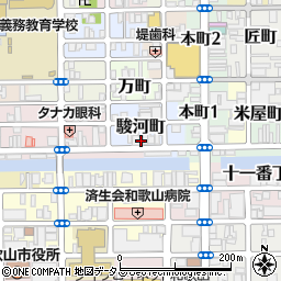 和歌山県和歌山市駿河町44周辺の地図