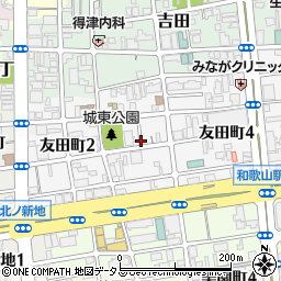 和歌山県和歌山市友田町3丁目周辺の地図