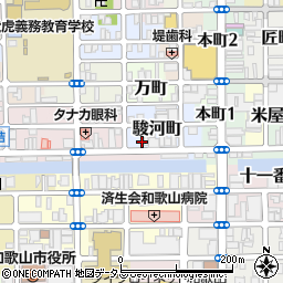 和歌山県和歌山市駿河町52周辺の地図