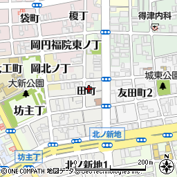 和歌山県和歌山市北ノ新地田町6周辺の地図