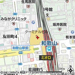 Ｂ３　近鉄百貨店・和歌山店周辺の地図