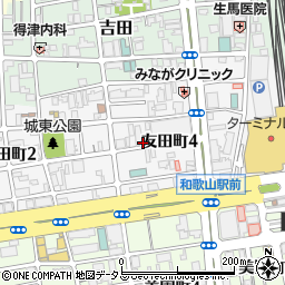 和歌山県和歌山市友田町周辺の地図