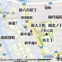 和歌山県和歌山市木挽丁10周辺の地図