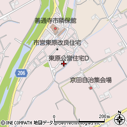 香川県善通寺市与北町2899周辺の地図
