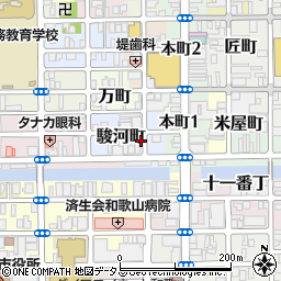和歌山県和歌山市駿河町36周辺の地図