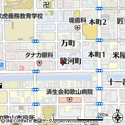 和歌山県和歌山市駿河町56周辺の地図