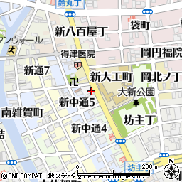 和歌山県和歌山市木挽丁8周辺の地図