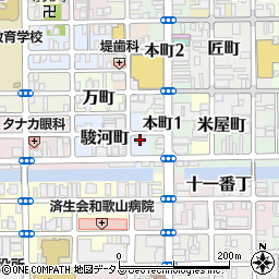 和歌山県和歌山市駿河町28周辺の地図