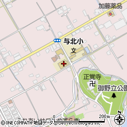 香川県善通寺市与北町1242-1周辺の地図