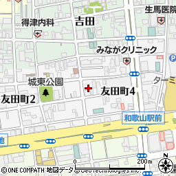 和歌山県和歌山市友田町4丁目周辺の地図