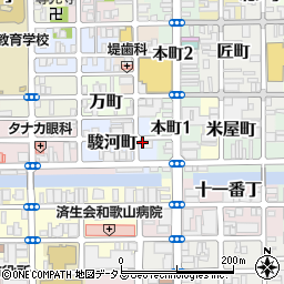 和歌山県和歌山市駿河町26周辺の地図