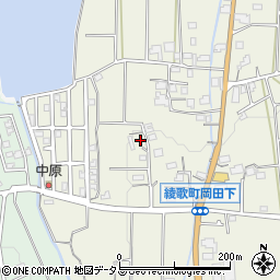 香川県丸亀市綾歌町岡田東160周辺の地図