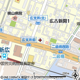 マリン薬局広中央店調剤室周辺の地図