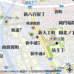 和歌山県和歌山市木挽丁5周辺の地図