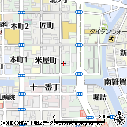 和歌山県和歌山市中ノ店南ノ丁16周辺の地図