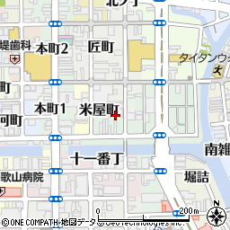 和歌山県和歌山市中ノ店南ノ丁17周辺の地図