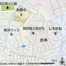 関西電力宮社宅Ａ周辺の地図